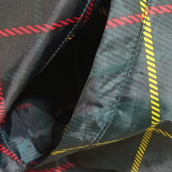 LF Windwear Green Plaid Mesh Lined Golf Windbreaker Pull-Over Vest Size Xlarge - Picture 8 of 14